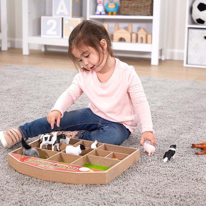 Ігровий набір тварин ферми, 10 штук Melissa&Doug (MD10594) Melissa & Doug