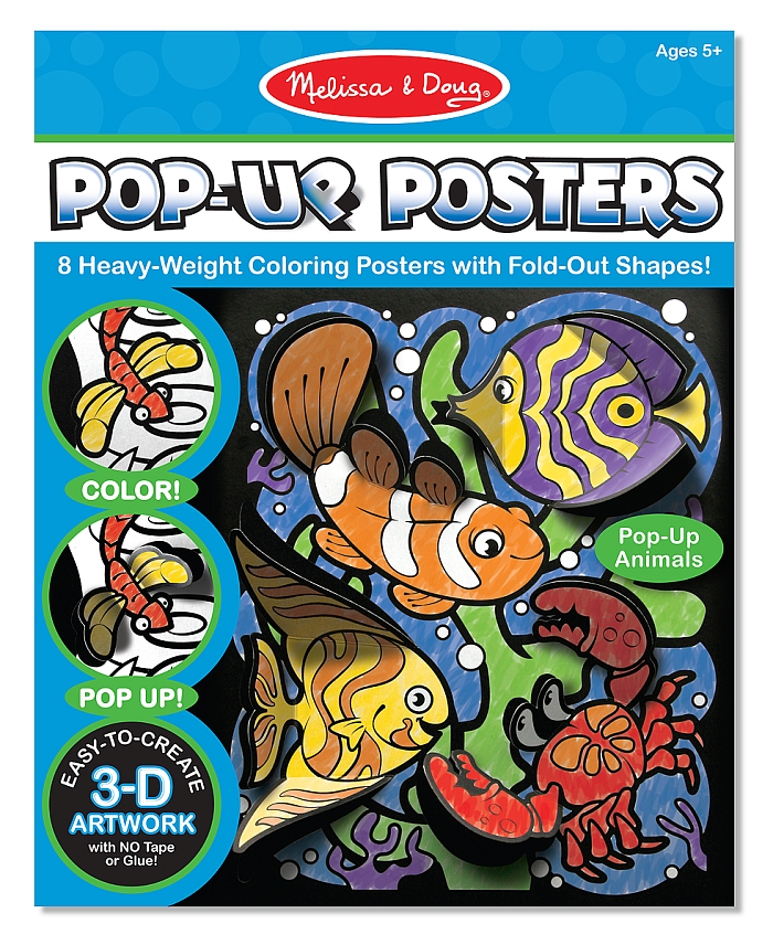 3D розмальовка "Тварини" Melissa&Doug (MD5283) Melissa & Doug