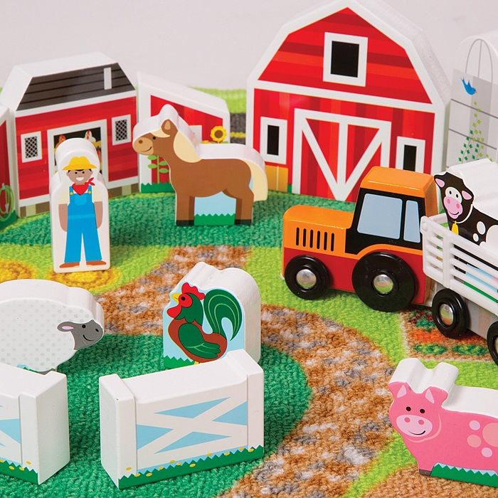МЕГА-набір &quot;Дорожній килимок / дерев'яні іграшки&quot; Melissa&Doug (MD5195) Melissa & Doug