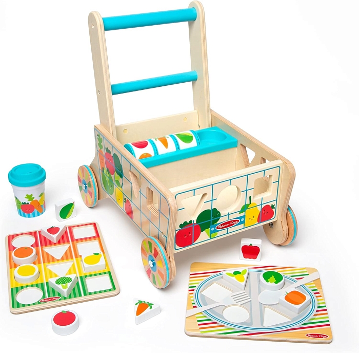 Дерев'яний продуктовий розвиваючий візок Melissa&Doug (MD30732) Melissa & Doug