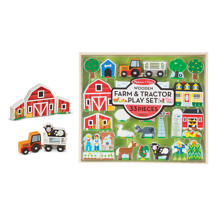 Дерев'яний ігровий набір &quot;Ферма і трактор&quot; Melissa&Doug (MD4800) Melissa & Doug
