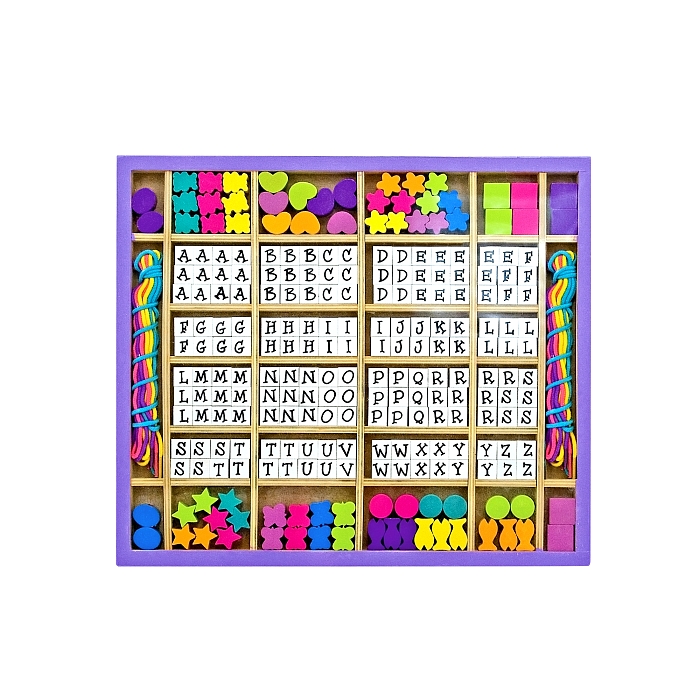 МЕГА-набір дерев'яних намистин &quot;Алфавіт&quot; Melissa&Doug (MD13774) Melissa & Doug