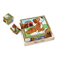 Дерев'яні кубики на платформі &quot;Домашні тварини&quot; Melissa&Doug (MD3771) Melissa & Doug