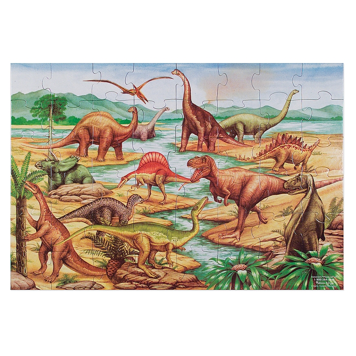 Мега-пазл &quot;Динозаври&quot; , 48 елементів Melissa&Doug (MD10421) Melissa & Doug