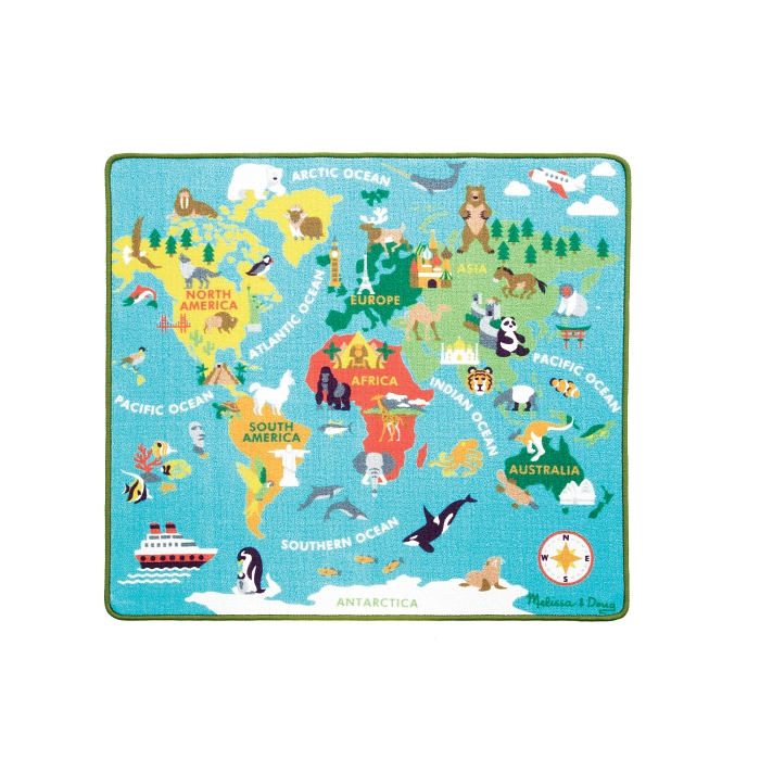 Ігровий килимок &quot;Мапа світу&quot; Melissa&Doug (MD5194) Melissa & Doug