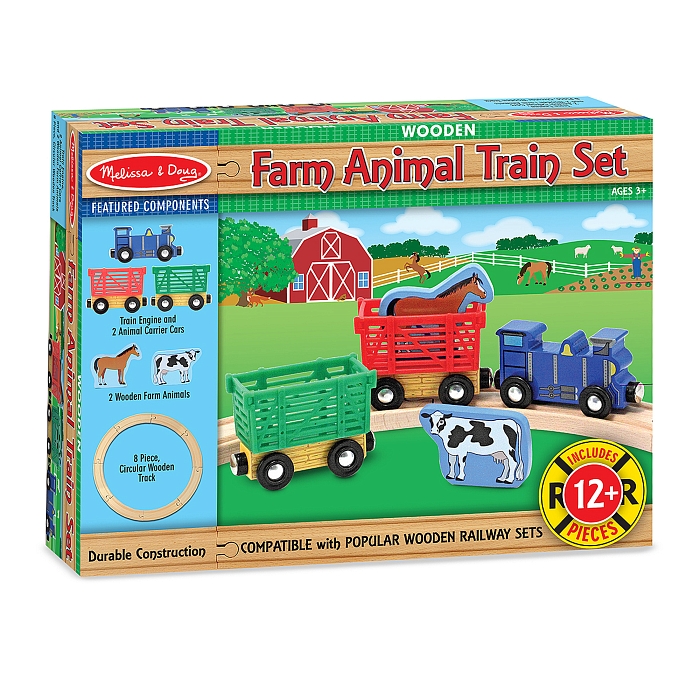 Дерев'яний набір "Потяг з тваринами" Melissa&Doug (MD10644) Melissa & Doug