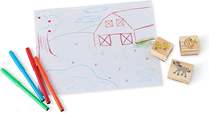 МЕГА-набір "Дерев'яні штампи" Melissa&Doug (MD93416) Melissa & Doug