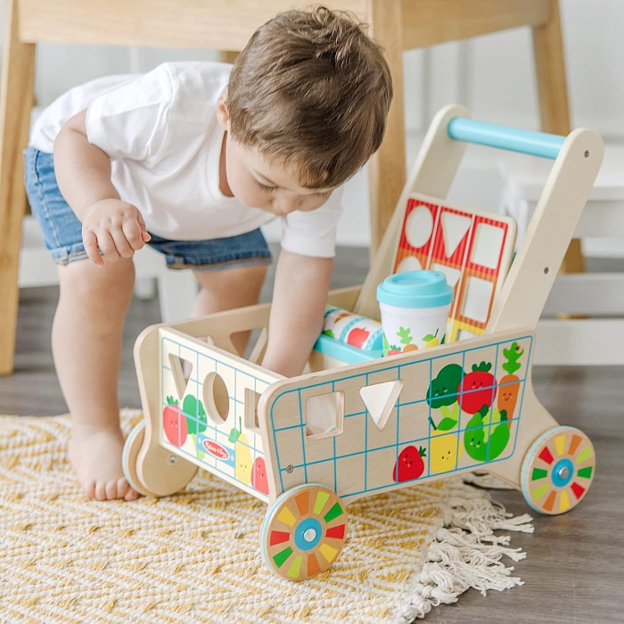 Дерев'яний продуктовий розвиваючий візок Melissa&Doug (MD30732) Melissa & Doug