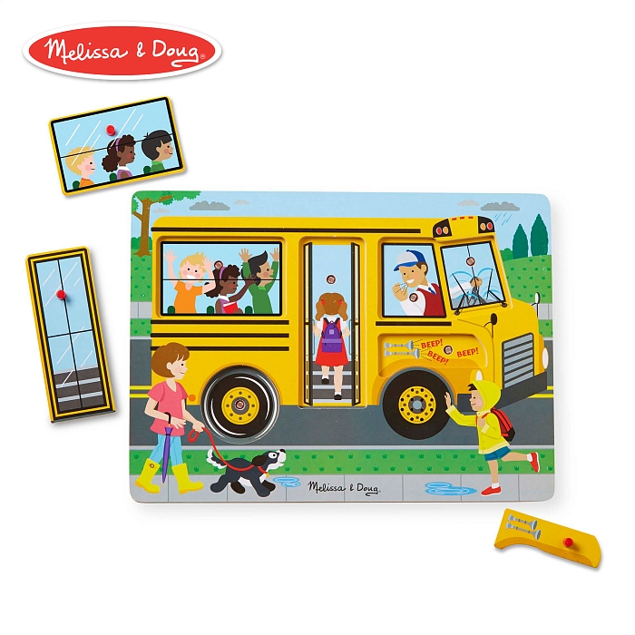 Звуковий пазл "Шкільний автобус" Melissa&Doug (MD10739) Melissa & Doug