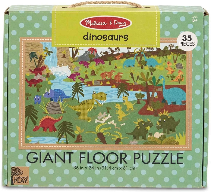 Гігантська головоломка-пазли &quot;Динозаври&quot;, 35 ел. Melissa&Doug (MD31370) Melissa & Doug