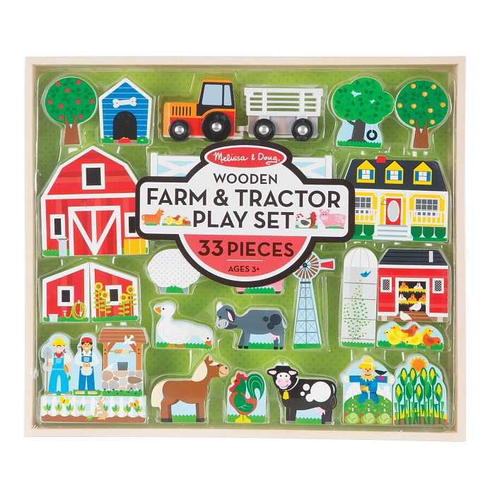 Дерев'яний ігровий набір &quot;Ферма і трактор&quot; Melissa&Doug (MD4800) Melissa & Doug