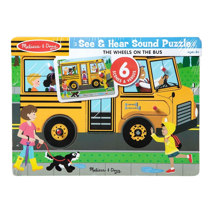 Звуковий пазл "Шкільний автобус" Melissa&Doug (MD10739) Melissa & Doug