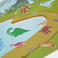 Об'ємні багаторазові наліпки &quot;Динозаври&quot; Melissa&Doug (MD30521) Melissa & Doug