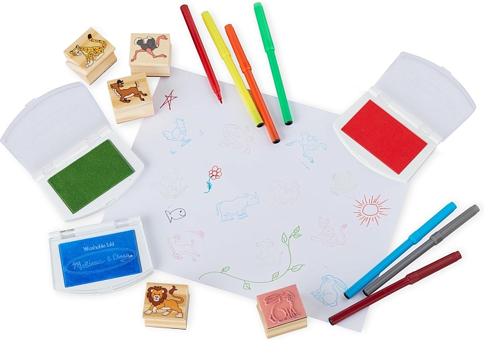 МЕГА-набір "Дерев'яні штампи" Melissa&Doug (MD93416) Melissa & Doug