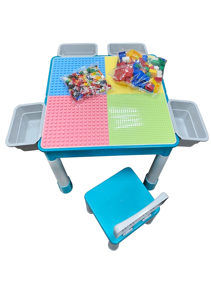 Дитячий ігровий стіл для конструкторів (GT-16) Microlab Toys  Melissa & Doug