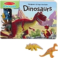 М'яка книга з ігровими фігурками динозаврів (MD31284) Melissa & Doug
