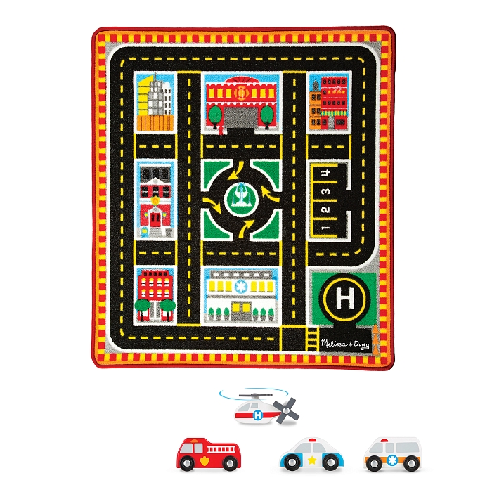 Ігровий килимок з машинками &quot;Рятувальні автомобілі&quot; Melissa&Doug (MD9406) Melissa & Doug
