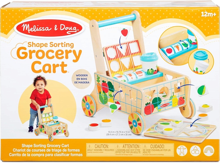 Дерев'яний продуктовий розвиваючий візок Melissa&Doug (MD30732) Melissa & Doug
