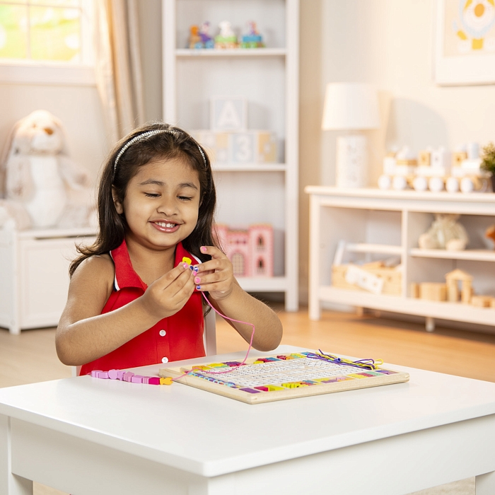 МЕГА-набір дерев'яних намистин &quot;Алфавіт&quot; Melissa&Doug (MD13774) Melissa & Doug