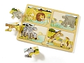 Дерев'яний пазл у рамці, 4 в 1 "Сафарі" Melissa&Doug (MD9366) Melissa & Doug